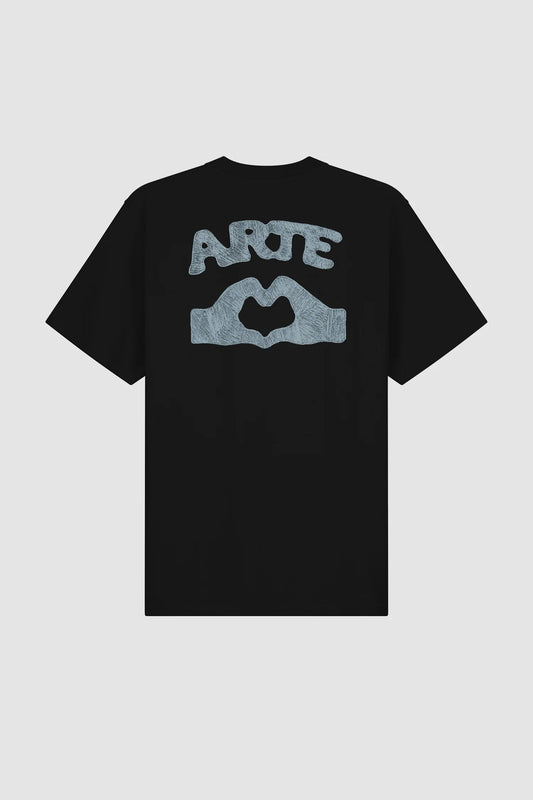 Arte Antwerp T-shirt DIELS STITCH S/S TEE Black