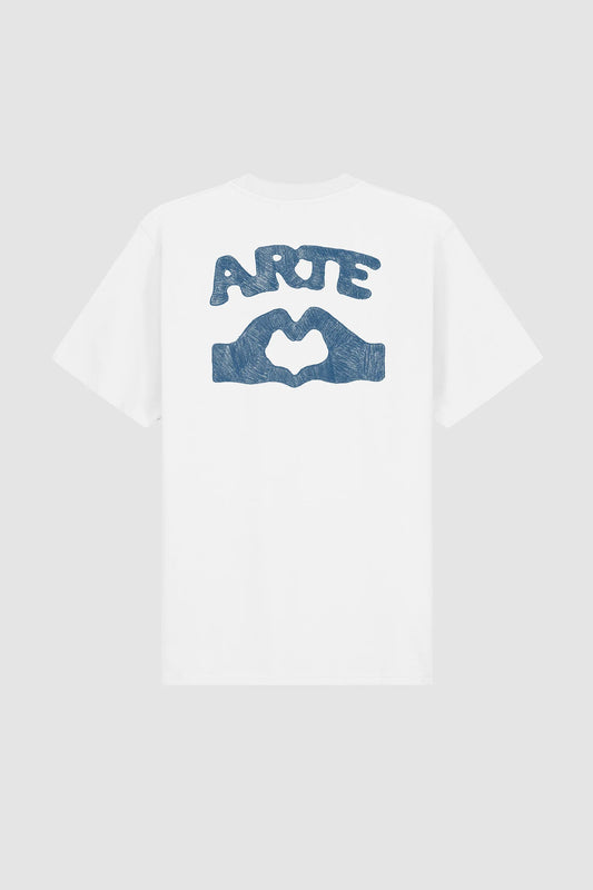 Arte Antwerp T-shirt DIELS STITCH S/S TEE White