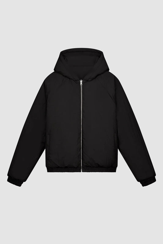 Arte Antwerp Veste NYLON REVERSIBLE JACKET Black front