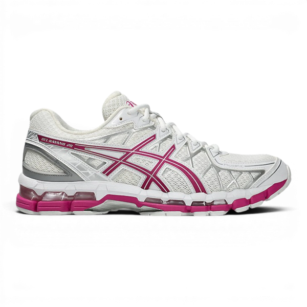 Asics GEL KAYANO 20 White / Raspberry — Asics
