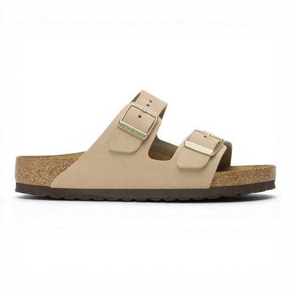 BIRKENSTOCK ARIZONA SFB LENB SANDCASTLE — Birkenstock