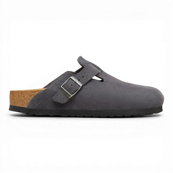 BIRKENSTOCK BOSTON LEVE CHARCOAL — Birkenstock