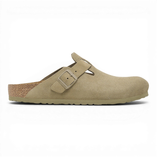 BIRKENSTOCK BOSTON LEVE FADED KHAKI — Birkenstock