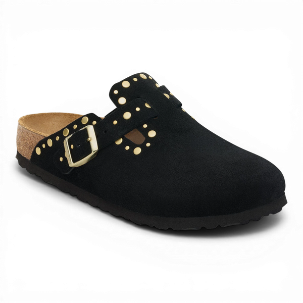 BIRKENSTOCK BOSTON RIVET LEVE BLACK