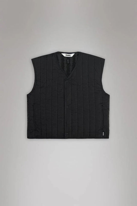 RAINS BANJA SHORT LINER VEST Black