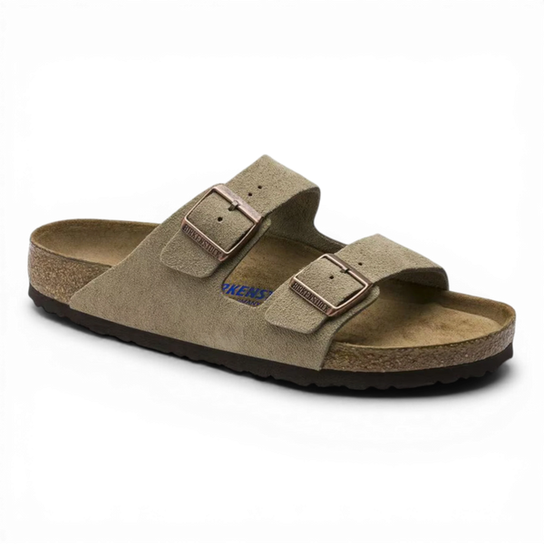 Birkenstock ARIZONA SFB SUEDE TAUPE front