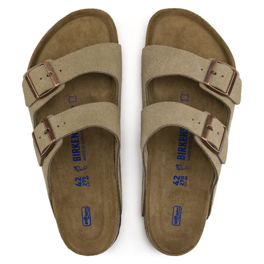 Birkenstock ARIZONA SFB SUEDE TAUPE top