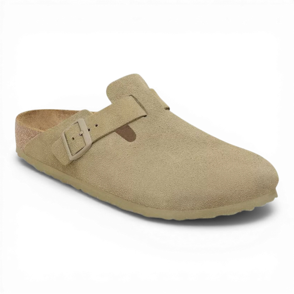 Birkenstock BOSTON LEVE FADED KHAKI front