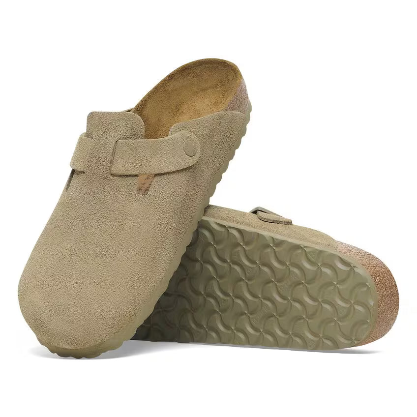 Birkenstock BOSTON LEVE FADED KHAKI sole