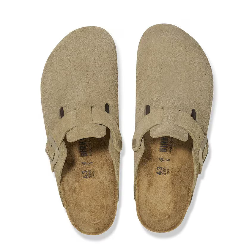 Birkenstock BOSTON LEVE FADED KHAKI top