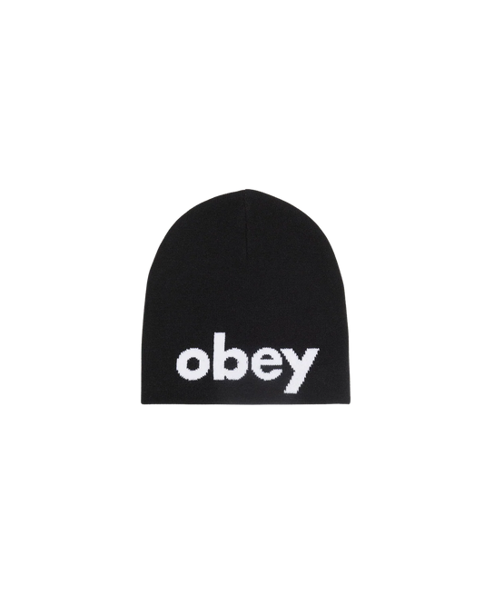 Bonnet Obey LOWERCASE BEANIE Black
