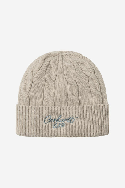 Bonnet Carhartt Wip SIGNATURE CABLE BEANIE Fleur De Sel Citadel