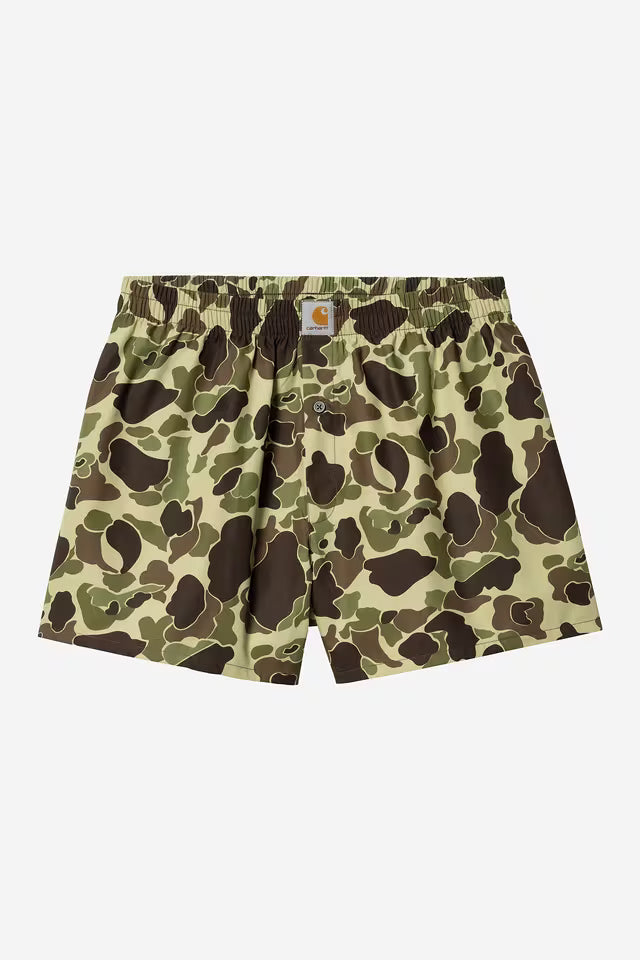Boxer Carhartt Wip COTTON BOXER Camo Duck Green