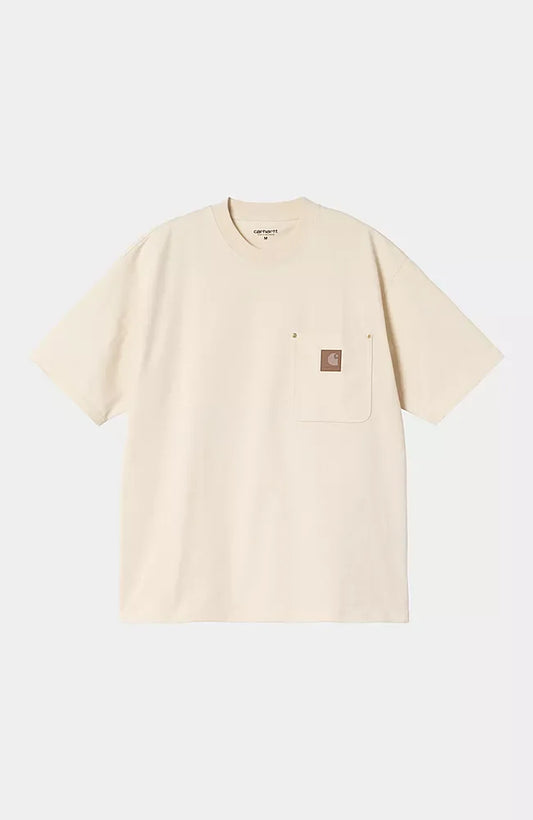 T Shirt Carhartt Wip ELDON POCKET S/S TEE Natural
