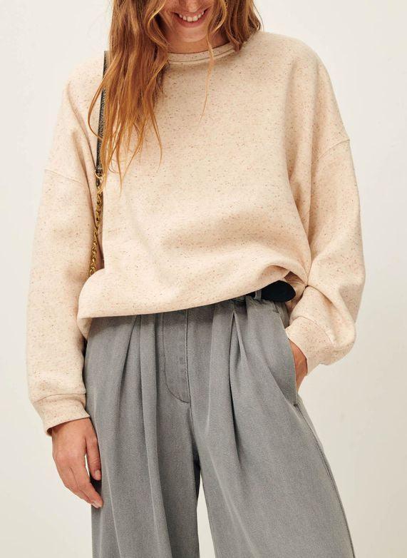 CHEBBI SWEAT OVERSIZE SandStone