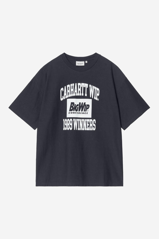 Carhartt Wip 1989 WINNERS S/S TEE Dark Navy heavy stone wash — Carhartt WIP