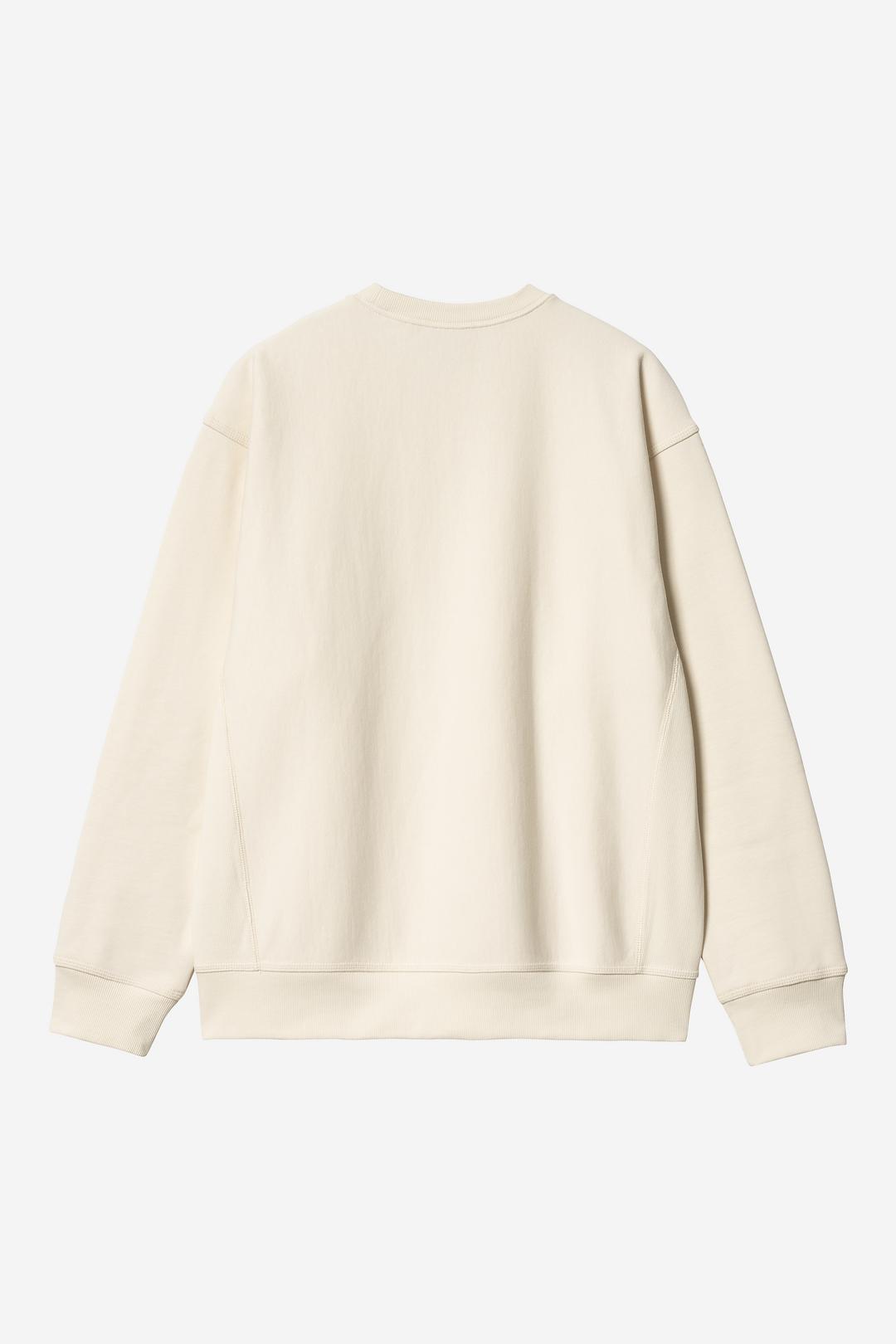 Carhartt Wip AMERICAN SCRIPT SWEAT Natural