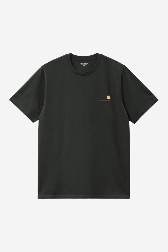 Carhartt Wip AMERICAN SCRIPT S/S TEE Raven — Carhartt WIP