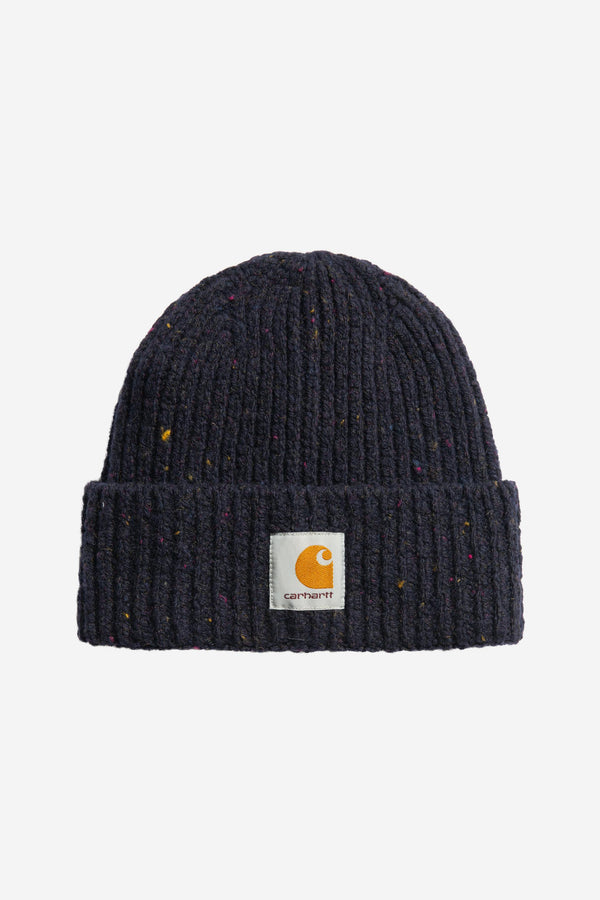 Carhartt Wip ANGLISTIC BEANIE Speckled Dark Navy — Carhartt Wip