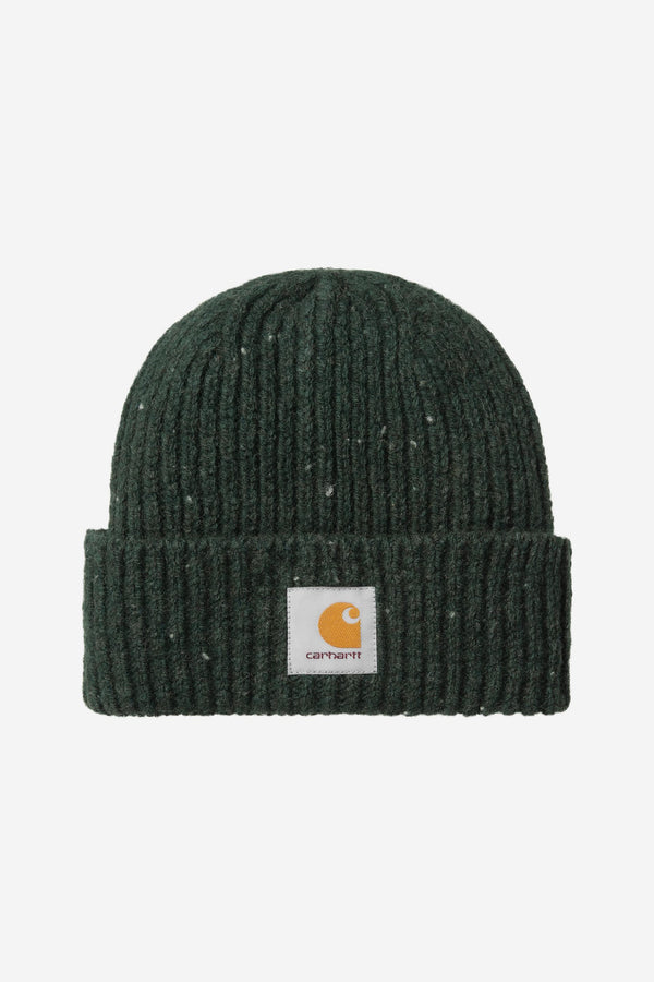 Carhartt Wip ANGLISTIC BEANIE Speckled Dark Scarab — Carhartt Wip