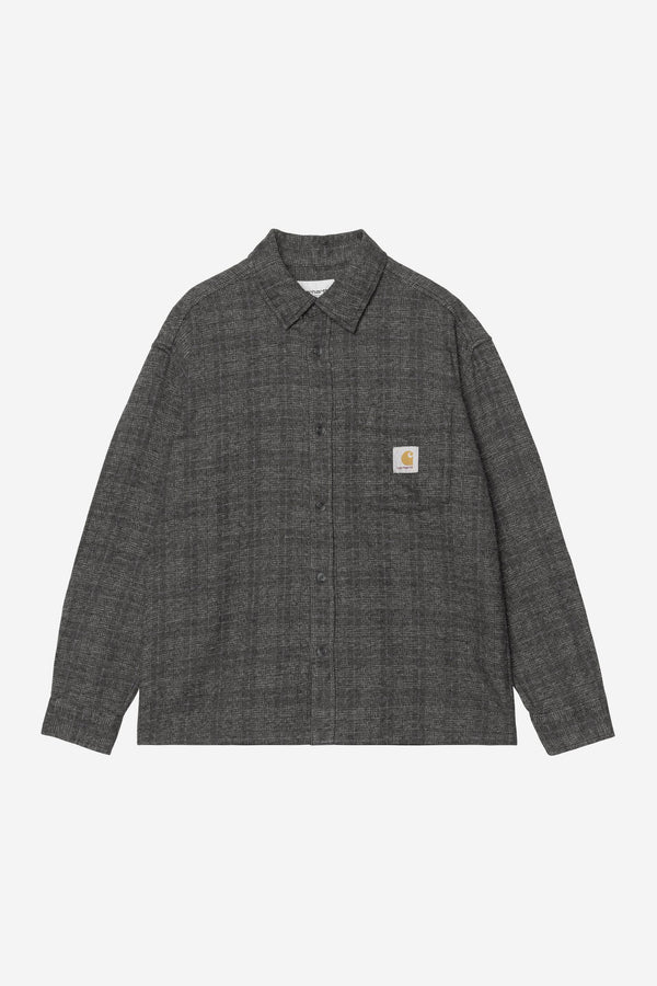 Carhartt Wip BAGLEY L/S SHIRT Bagley Check Black — Carhartt Wip