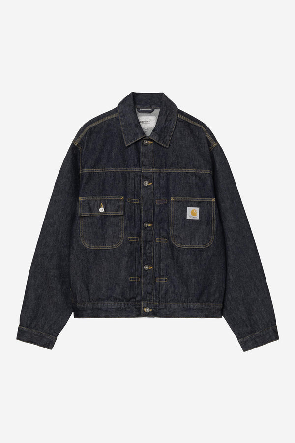 Carhartt Wip BELMAR JACKET Blue rinsed