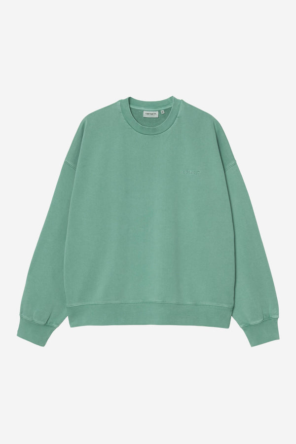 Carhartt Wip BENTON SWEAT Lily garment dyed — Carhartt Wip