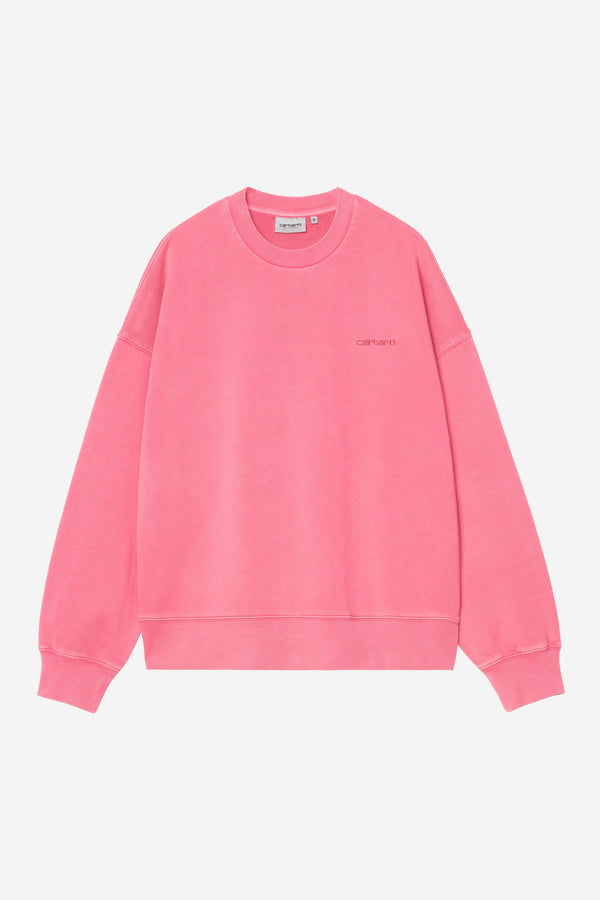 Carhartt Wip BENTON SWEAT Primrose garment dyed — Carhartt Wip