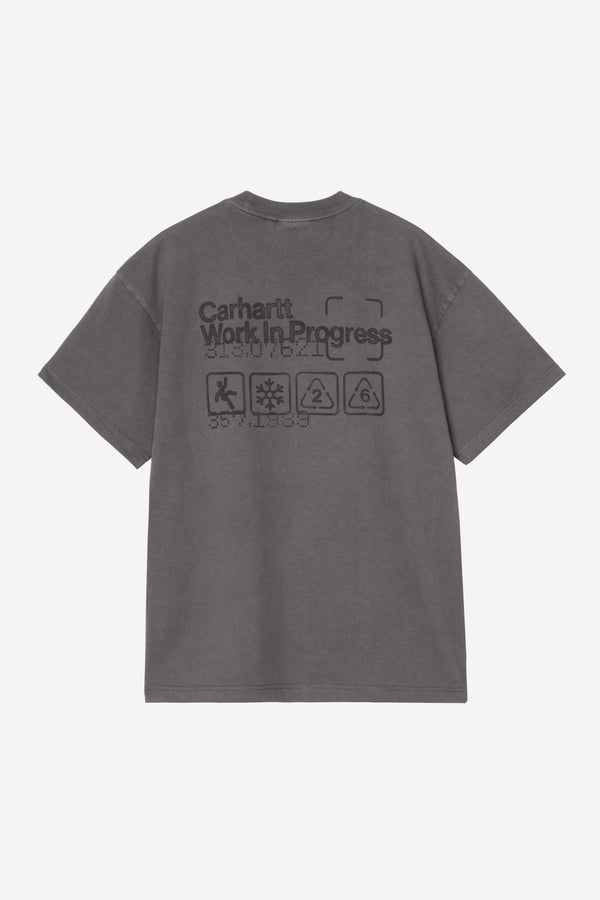Carhartt Wip BOXED S/S TEE Soot garment dyed — Carhartt Wip