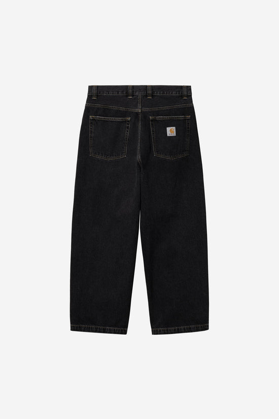 Carhartt Wip BRANDON PANT Black stone washed — Carhartt WIP