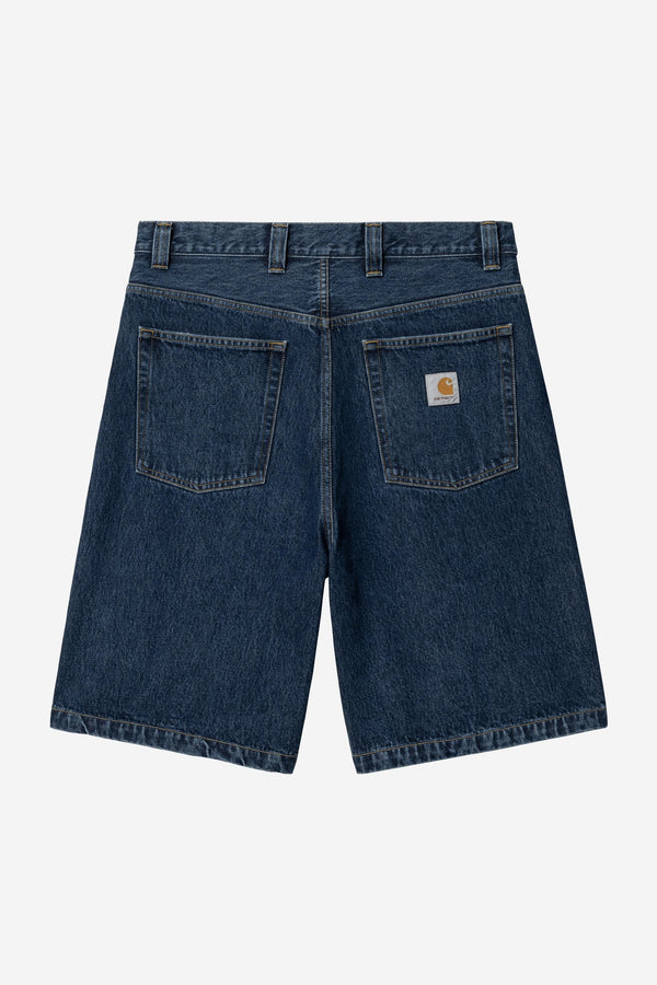 Carhartt Wip BRANDON SHORT Blue stone washed — Carhartt Wip