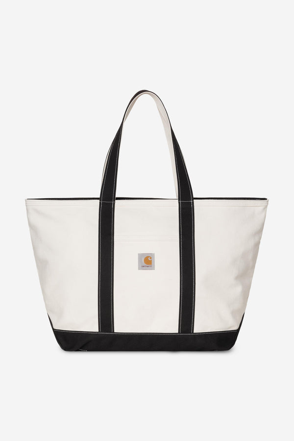 Carhartt Wip CANVAS BEACH TOTE Natural / Black — Carhartt Wip