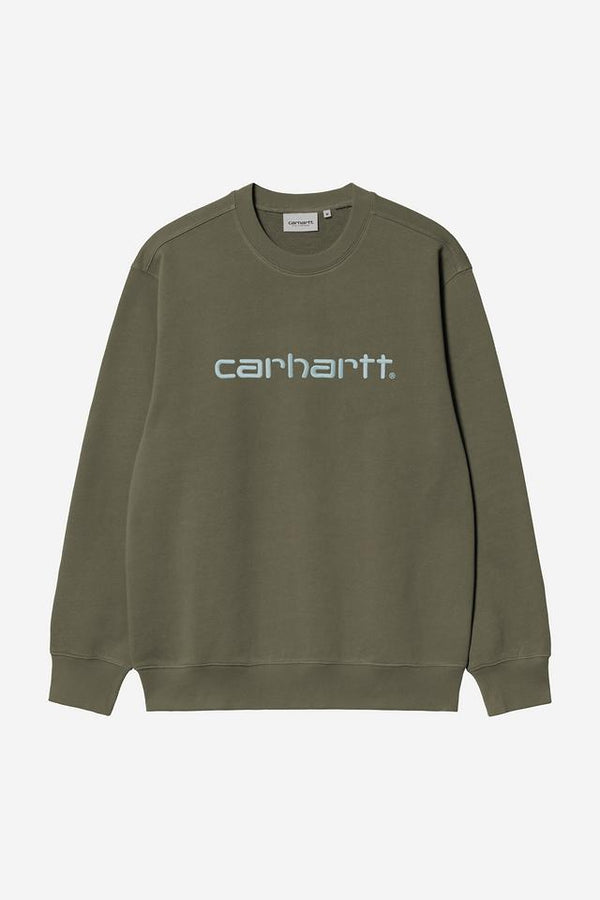 Carhartt Wip CARHARTT SWEAT Leaf / Tourmaline — Carhartt Wip
