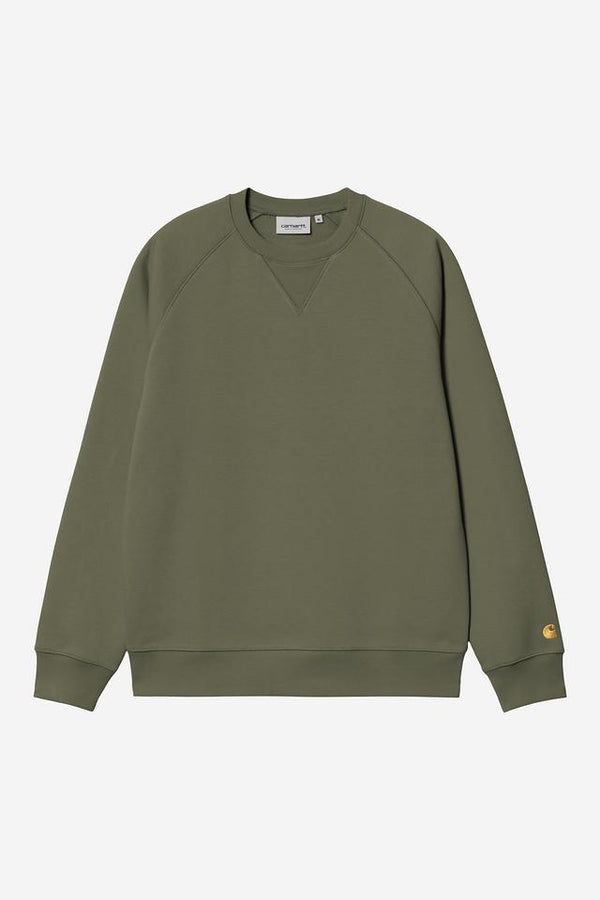 Carhartt Wip CHASE SWEAT Leaf / Gold — Carhartt Wip