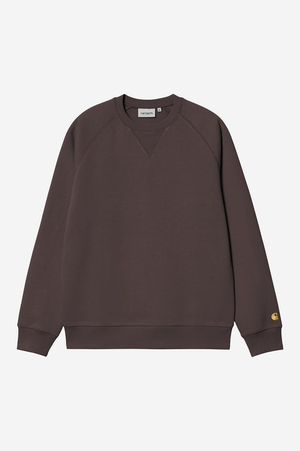 Carhartt Wip CHASE SWEAT Shale / Gold — Carhartt Wip