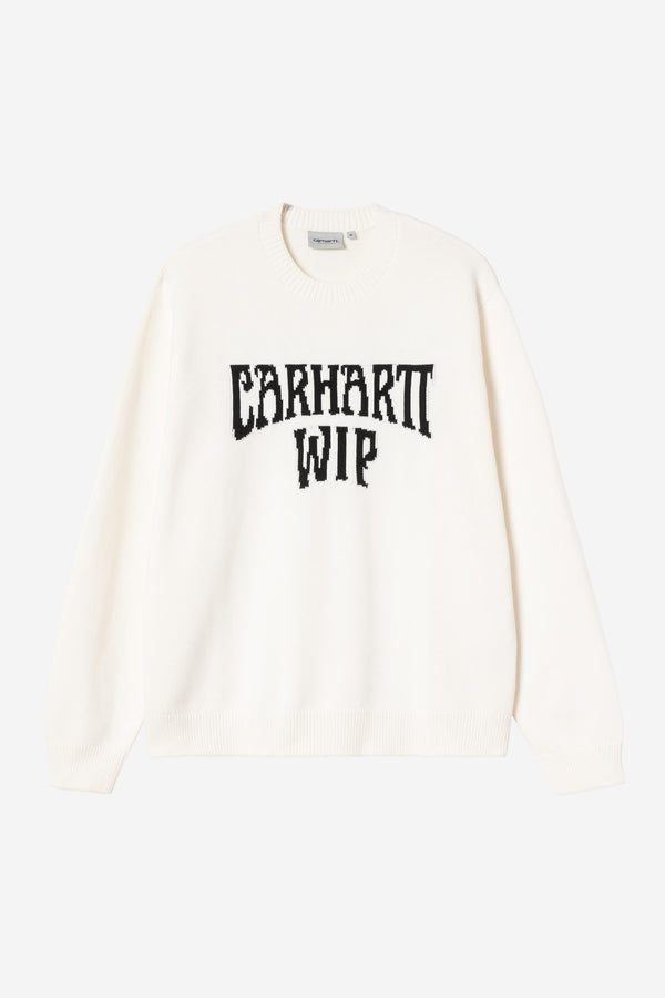 Carhartt Wip DECK SWEATER Wax / Black — Carhartt Wip