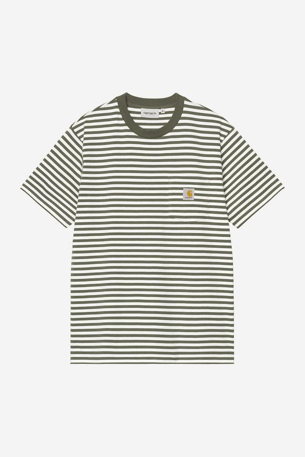 Carhartt Wip EZRA POCKET S/S TEE Leaf / Wax — Carhartt Wip