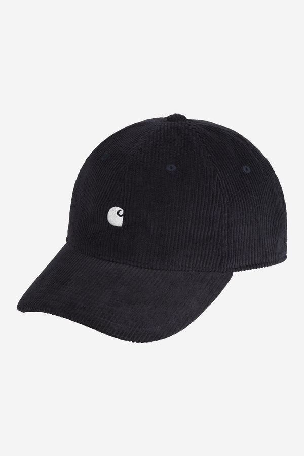 Carhartt Wip HARLEM CAP Dark Navy / White — Carhartt Wip