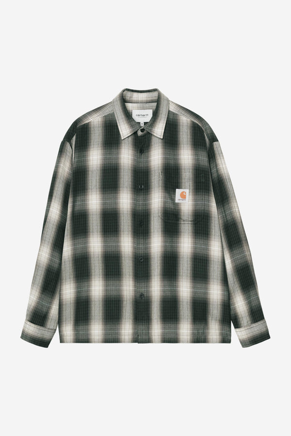 Carhartt Wip HARLIN L/S SHIRT Kale Green — Carhartt Wip