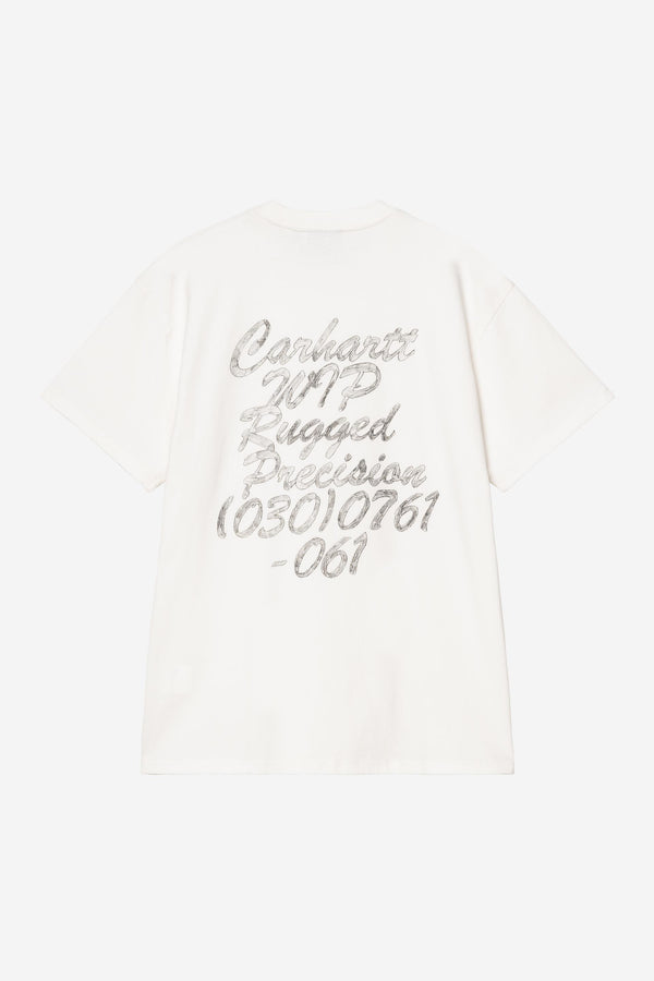 Carhartt Wip HATCHING SCRIPT S/S TEE Wax garment dyed — Carhartt Wip