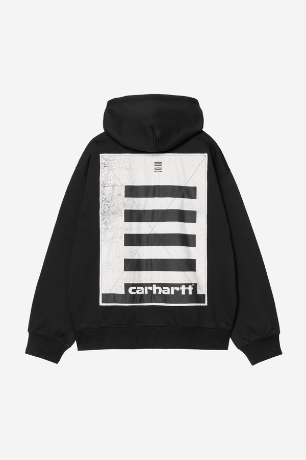 Carhartt Wip HOODED ARCHIVE LINES JACKET Black — Carhartt Wip