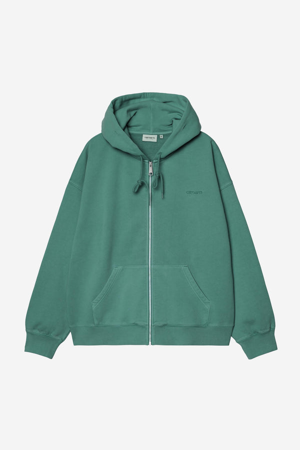 Carhartt Wip HOODED BENTON SWEAT Lily garment dyed — Carhartt Wip