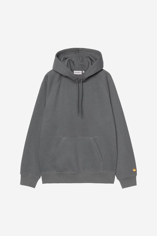 Carhartt Wip HOODED CHASE SWEAT Styx / Gold — Carhartt WIP