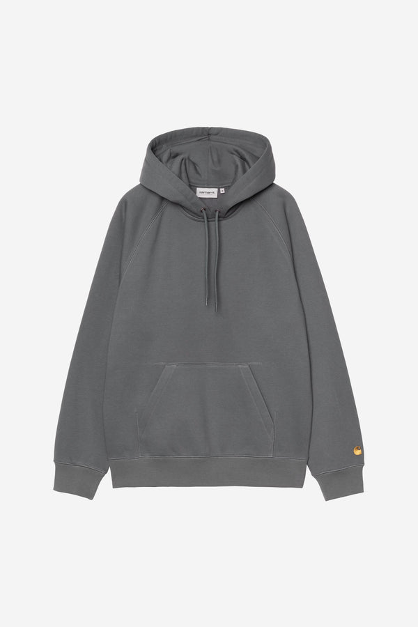 Carhartt Wip HOODED CHASE SWEAT Styx / Gold — Carhartt Wip