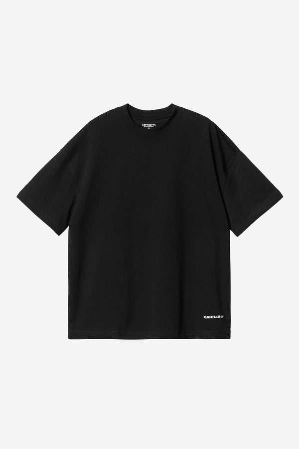 Carhartt Wip LINK SCRIPT S/S TEE Black / White — Carhartt Wip