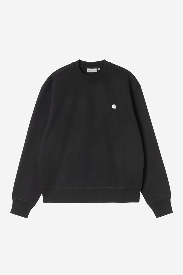 Carhartt Wip MACK SWEAT Black / Wax — Carhartt Wip