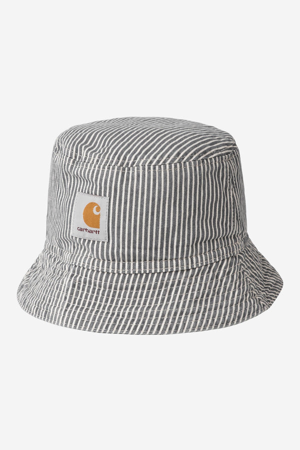 Carhartt Wip MERCER BUCKET Mercer Stripe Graphite / Wax stone washed — Carhartt Wip