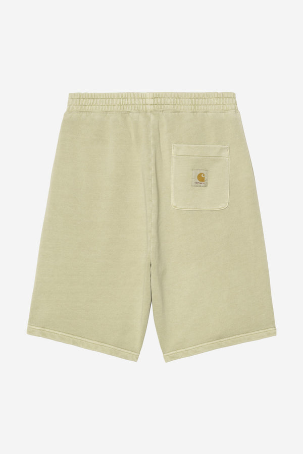 Carhartt Wip NELSON SWEAT SHORT Gentle Green garment dyed — Carhartt Wip
