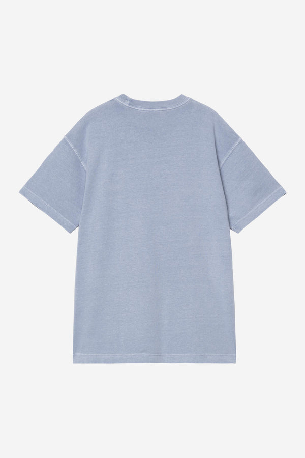 Carhartt Wip NELSON S/S TEE Gentle Blue garment dyed