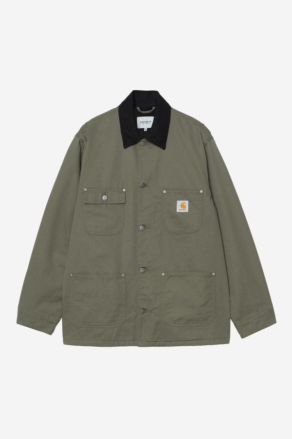 Carhartt Wip OG CHORE COAT Leaf / Black rinsed — Carhartt Wip